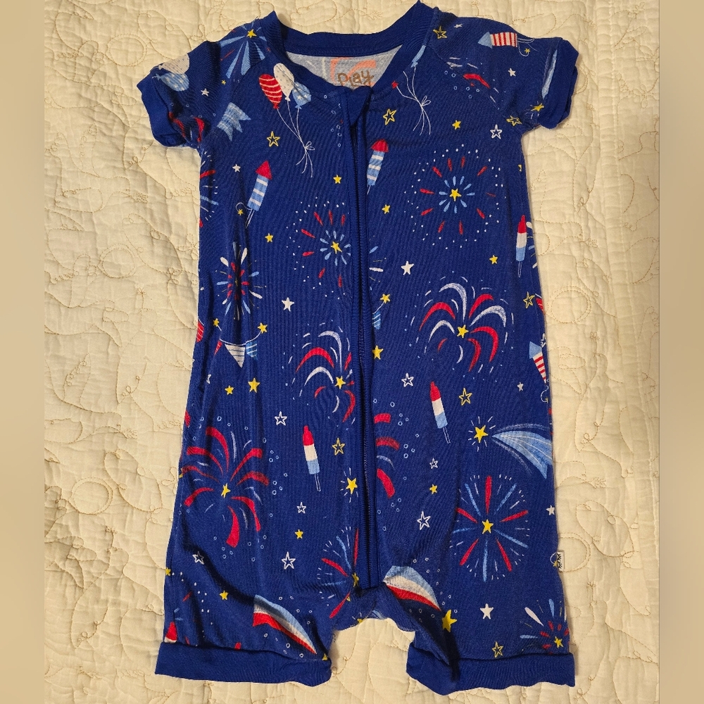 Firecracker 18-24m Little Sleepies Shorty